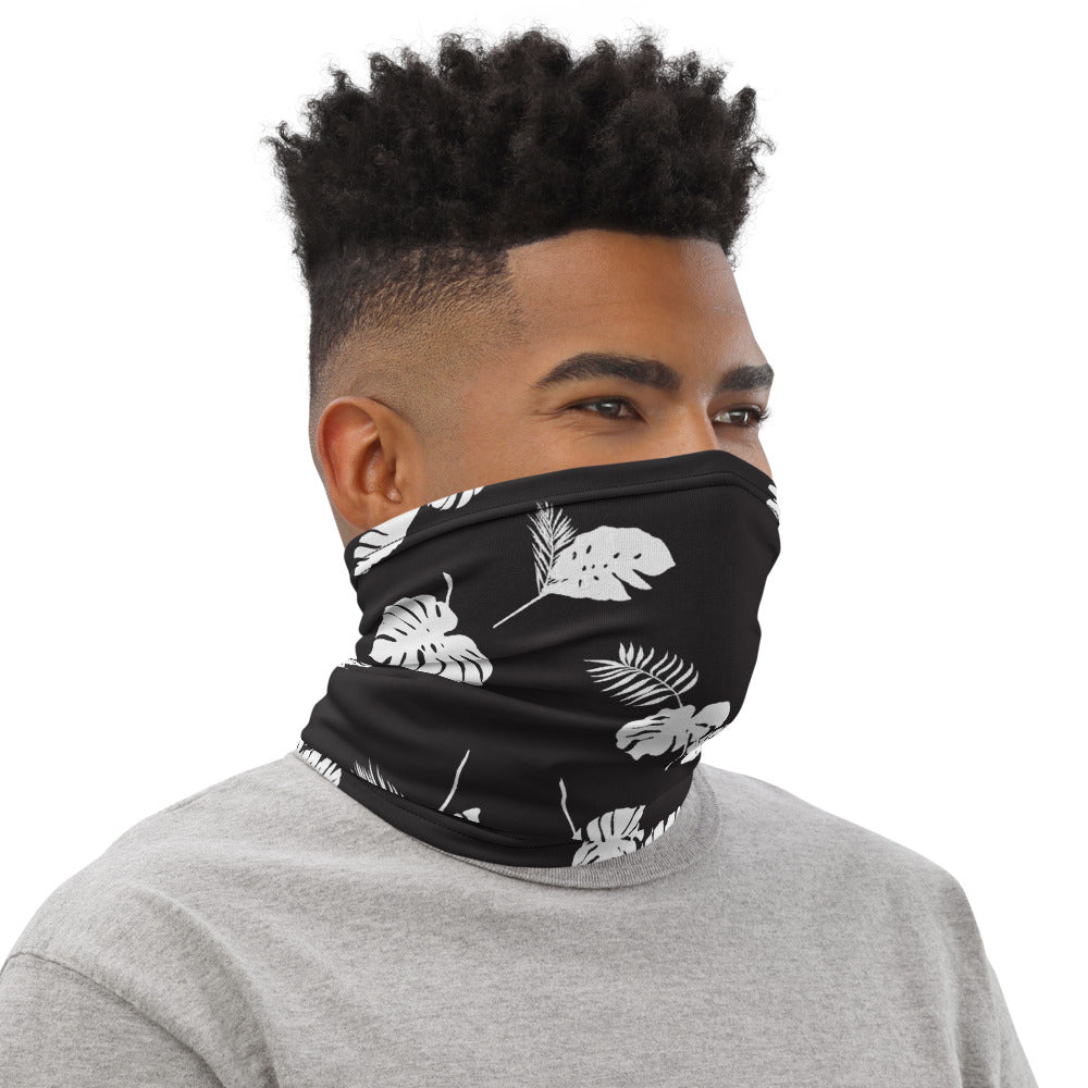 Black Monsterra Neck Gaiter